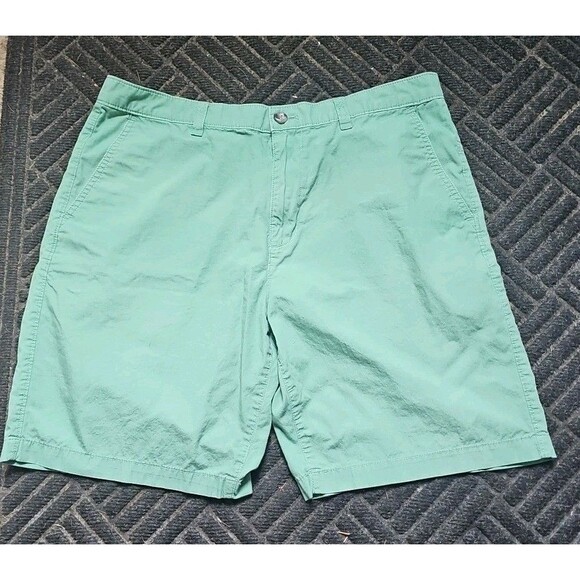 Eddie Bauer Other - Eddie Bauer Shorts Mens 34 Waist Green Chino Legend Wash Cotton